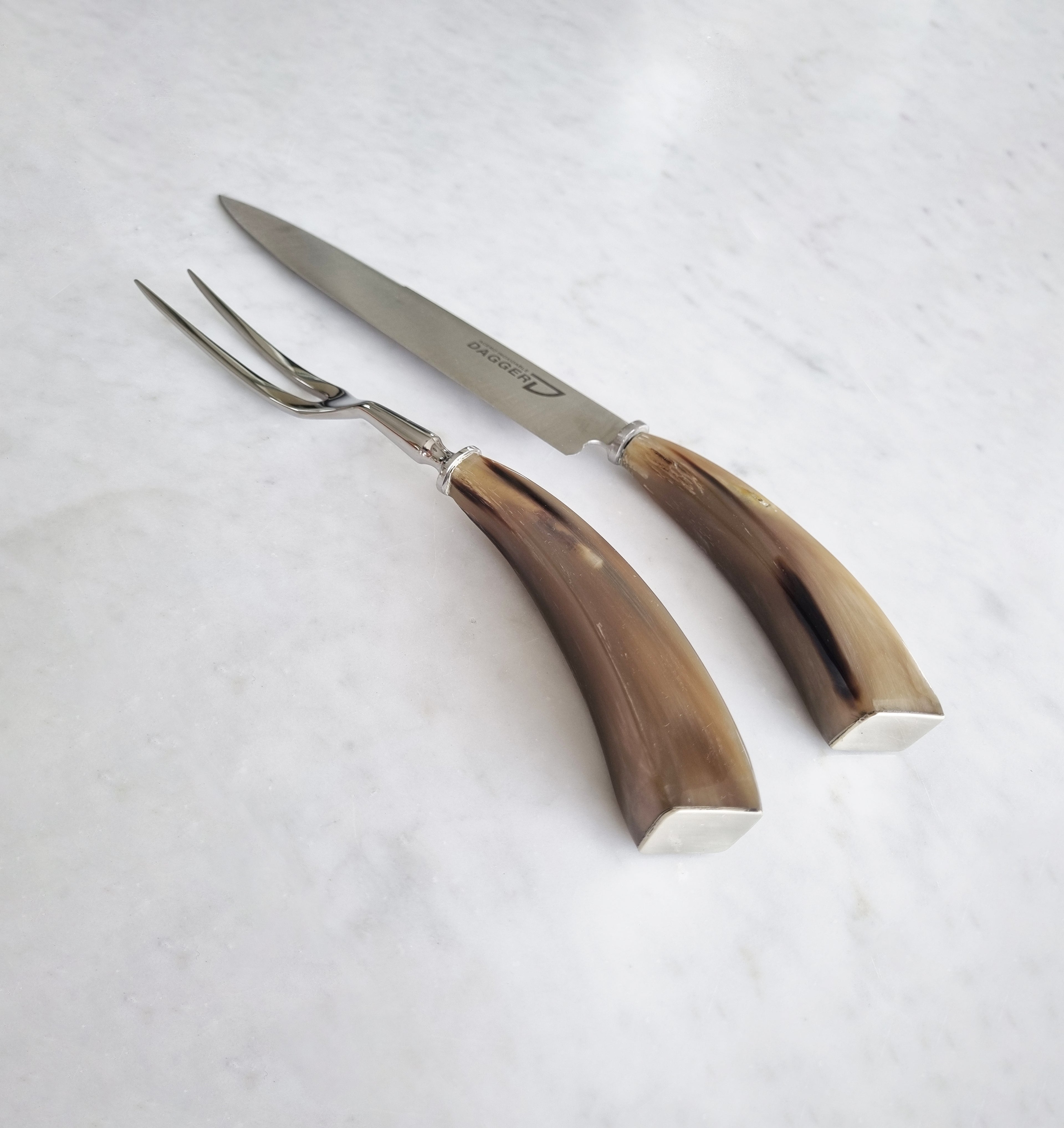 COW ANTLER CARVING SET - Vakiano