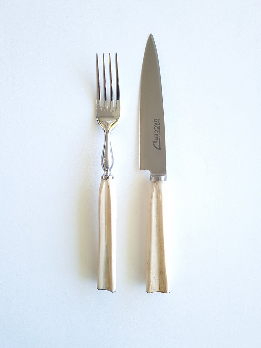 White Ñandú Cutlery set - Vakiano