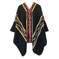 Cacique Rosas Handwoven Argentine wool Poncho