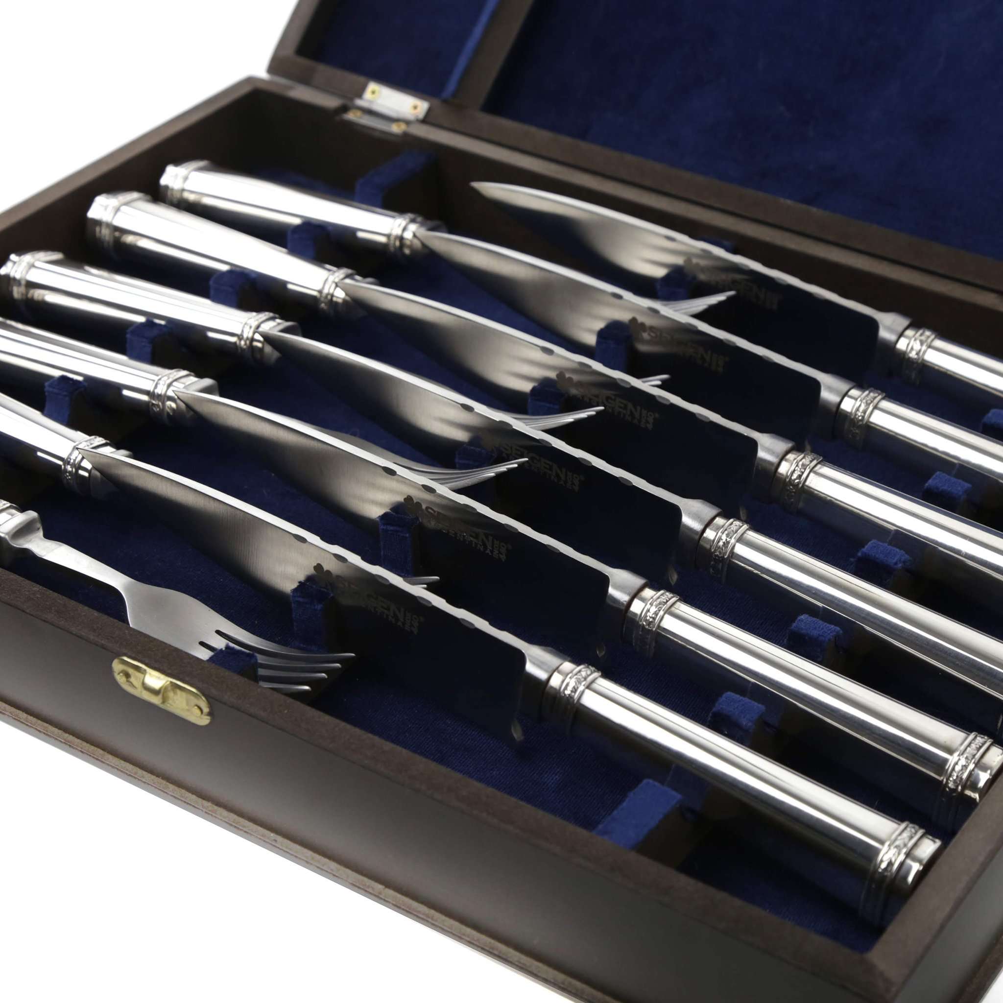 Argentum Silver 900 cutlery set with knives and forks